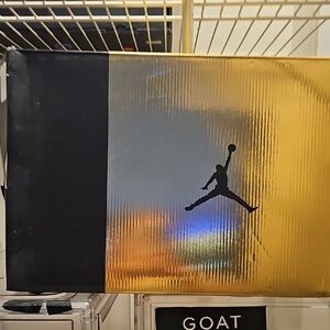 Jordan Black and Gold Box with Iconic Logo